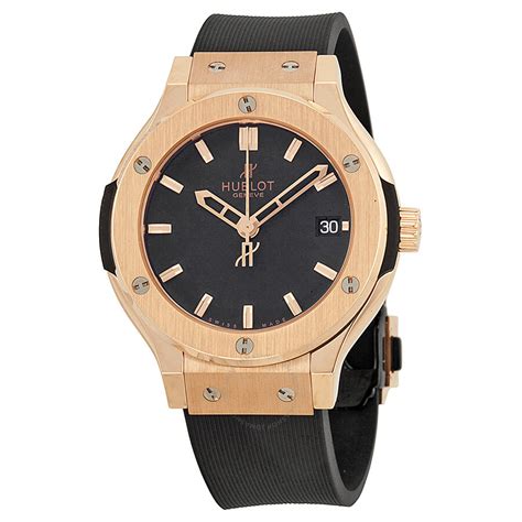 hublot rose gold black strap|Hublot watches for sale.